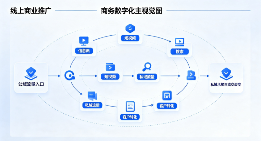 永福县线上商业推广怎么做？全域流量闭环搭建与低成本转化实战指南